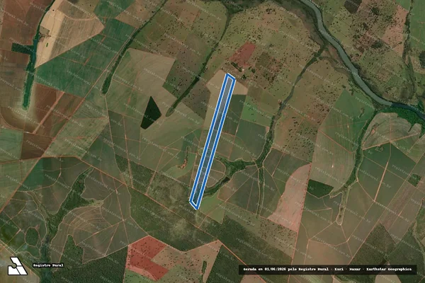 Imagem de satélite de Fazenda Santo Antônio em Caçu - GO