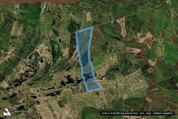 Imagem de satélite de FAZENDA CAJUIPE - FAZENDA CAJUIPE (Gleba 1) em Brejo Grande - SE
