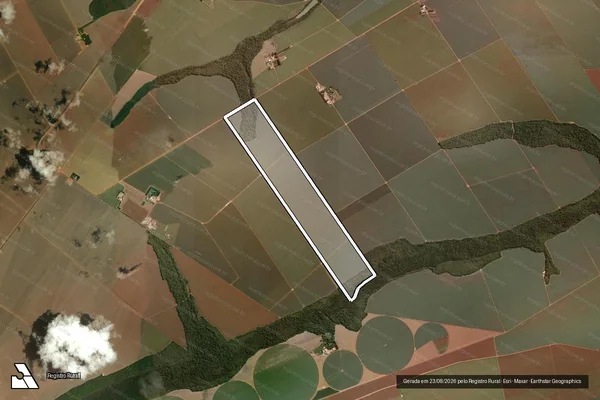 Imagem de satélite de Fazenda Caverá I, II e III - 2161 em Campo Verde - MT