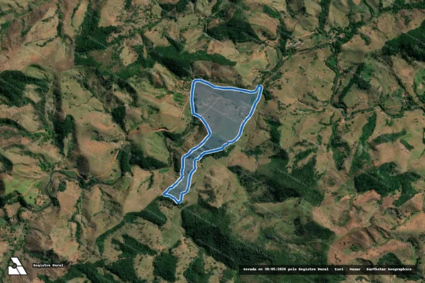 Imagem de satélite de Fazenda Nossa Senhora da Conceição - GLEBA 01 em Barra Longa - MG