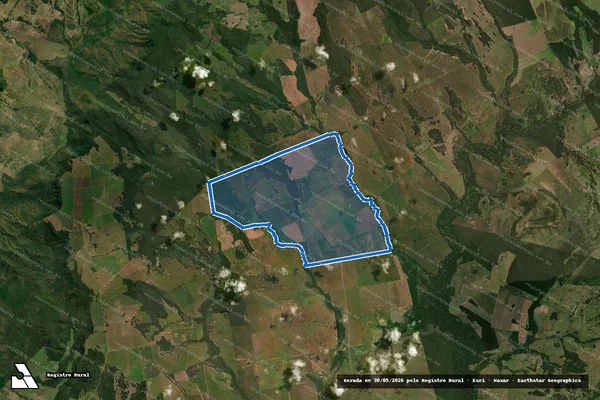 Imagem de satélite de FAZENDA VALE DA LUZ em Aquidauana - MS