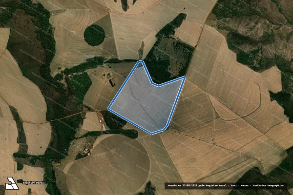 Imagem de satélite de FAZENDA CACHOEIRA E COVAS  - Fazenda Cachoeira e Covas ? Gleba 03 em Jataí - GO