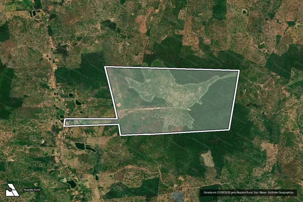 Imagem de satélite de FAZENDA SOUSA - Parcela 1 em Bernardo do Mearim - MA