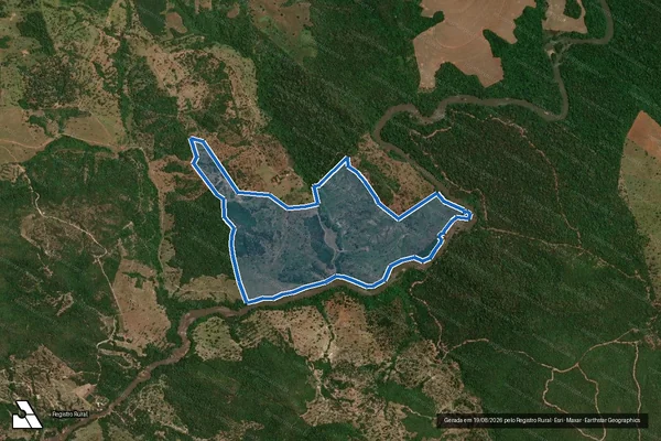 Imagem de satélite de FAZENDA BONITA - FAZENDA BONITA em Pontalina - GO