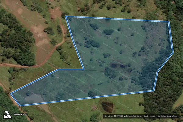 Imagem de satélite de Fazenda Lagoinhas - AREA 2 em São Joaquim - SC
