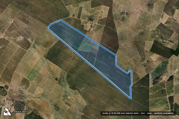Imagem de satélite de FAZENDA SÃO PEDRO DO TRIUNFO - FAZ SÃO PEDRO DO TRIUNFO em Santa Rita de Cássia - BA