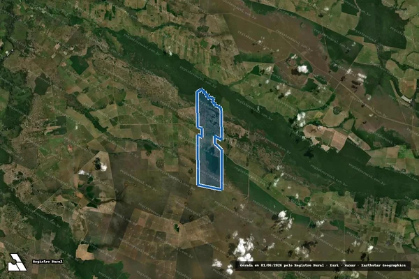 Imagem de satélite de FAZENDA GUAPORÉ II - FAZENDA GUAPORÉ II em Vila Bela da Santíssima Trindade - MT