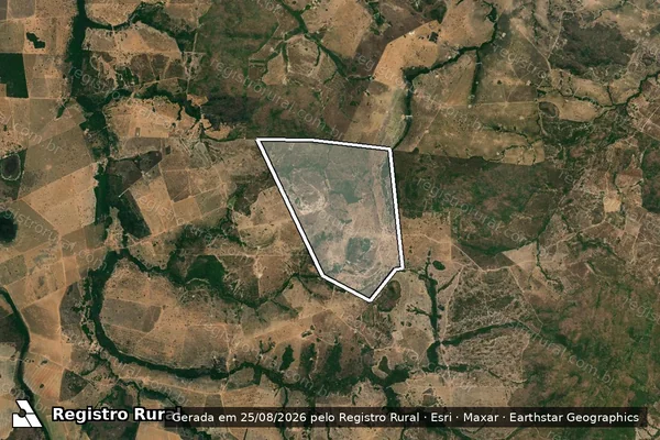 Imagem de satélite de FAZENDA MULATA em Itapirapuã - GO