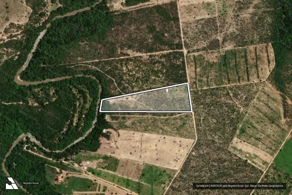 Imagem de satélite de FAZENDA BAIXÃO - Gleba C.35 em Padre Bernardo - GO