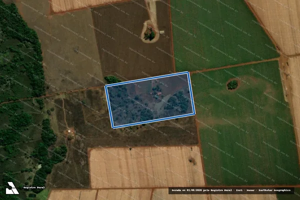 Imagem de satélite de Fazenda Santo Expedito - PARTE 02 em Turvelândia - GO