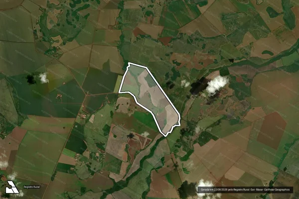 Imagem de satélite de FAZENDA MIMOSA - Quinhão n°. 2 – GLEBA A Remanescente em Dourados - MS
