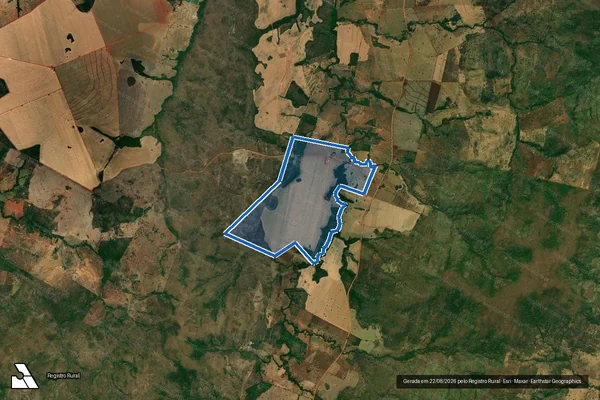 Imagem de satélite de FAZENDA SANTO ANTÔNIO DA LAGUNA - Parte 1 em Barro Alto - GO