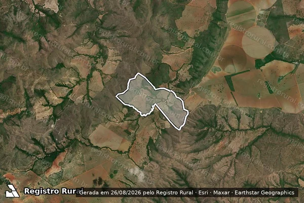 Imagem de satélite de Fazenda Lages, Brejinho ou Biboca - 001 em Vazante - MG