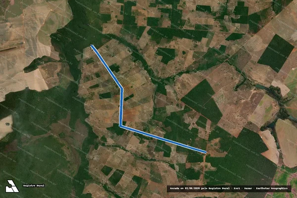 Imagem de satélite de PA PIRACEMA, ESTRADA VICINAL 04 - 001 em Marianópolis do Tocantins - TO