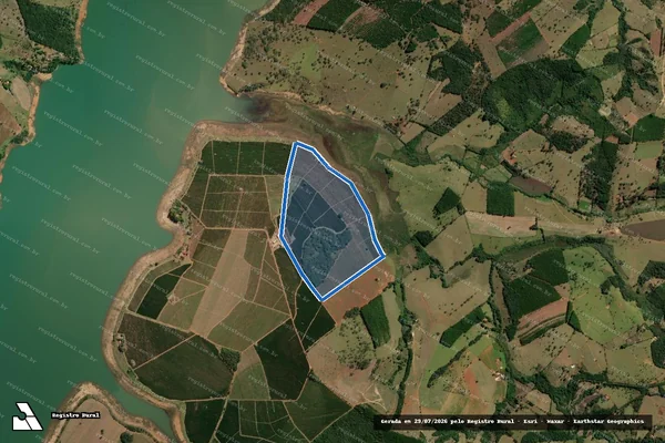 Imagem de satélite de FAZENDA SÃO PEDRO - Parte 1 em Formiga - MG