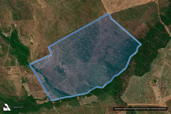 Imagem de satélite de FAZENDA ÁGUA DOCE, gleba Riacho Grande, Data Cana Brava - Parte 2 em Carolina - MA