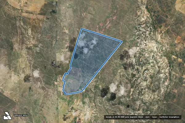 Imagem de satélite de PROJETO DE ASSENTAMENTO BOM JESUS ? ÁREA COMUNITÁRIA 4 - Parte 1 em Jandaíra - RN