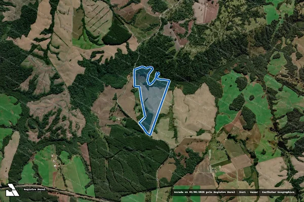 Imagem de satélite de FAZENDA CALBUSCH - GLEBA 02 em Bom Retiro - SC
