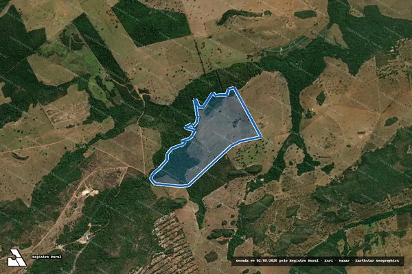 Imagem de satélite de FAZENDA NOSSA SENHORA DE FATIMA - ÁREA II - Fazenda Nossa Senhora de Fátima em Juscimeira - MT