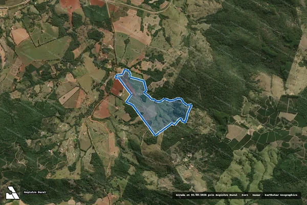 Imagem de satélite de Fazenda Casca D Anta - Parcela 001 em Alpinópolis - MG