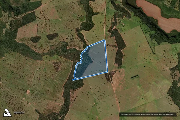 Imagem de satélite de Fazenda Paraiso - PARTE 2 em São Gabriel do Oeste - MS
