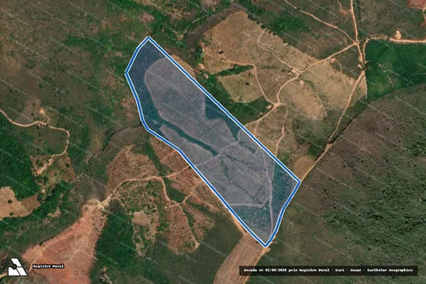 Imagem de satélite de Espigão da Mata - Parte 1 em Capelinha - MG