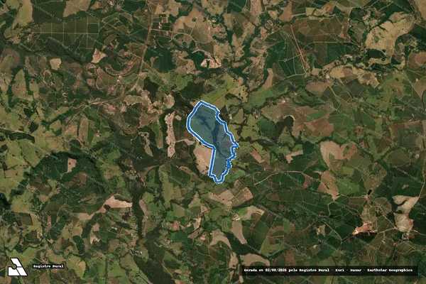 Imagem de satélite de Fazenda Nossa Senhora Aparecida - Gleba 03 em Ibiraci - MG