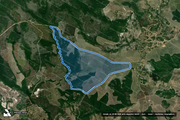 Imagem de satélite de FAZENDA RIO VERMELHO II - Gleba 2 em Areia Branca - SE