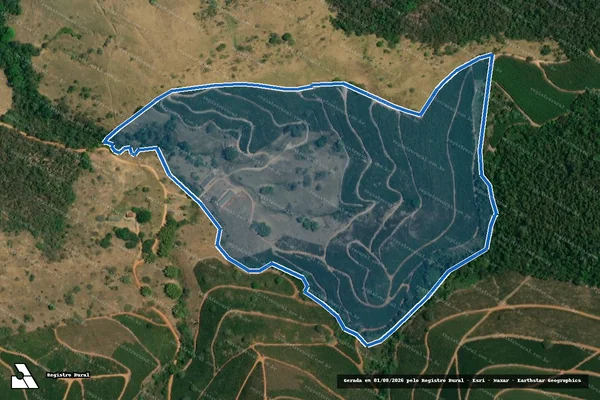 Imagem de satélite de FAZENDA SANTA TEREZA - Parcela 1 em Monte Belo - MG