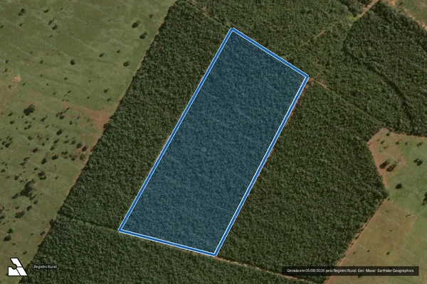 Imagem de satélite de FAZENDA CABECEIRA DO VALERIANO - DESMEMBRADA em Camapuã - MS