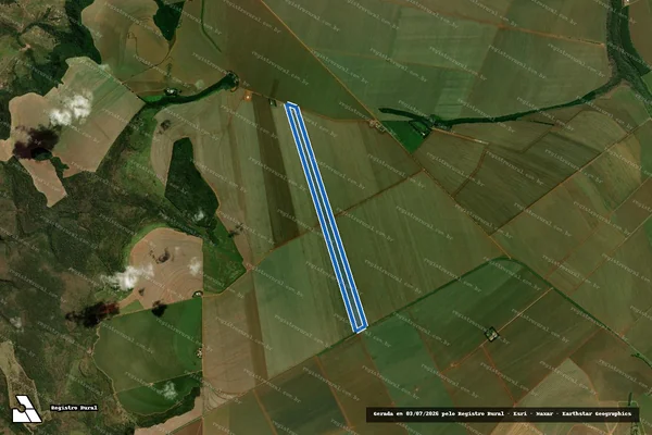 Imagem de satélite de Fazenda Piá-02 - 02 em São Gabriel do Oeste - MS