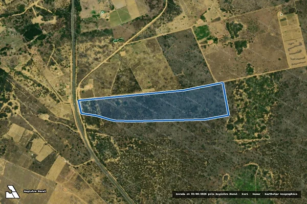 Imagem de satélite de FAZENDA OSTRICH 2 - GLEBA 3 em Maracás - BA