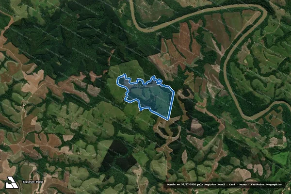 Imagem de satélite de Sitio Lubczyk - Parte 1 em Prudentópolis - PR