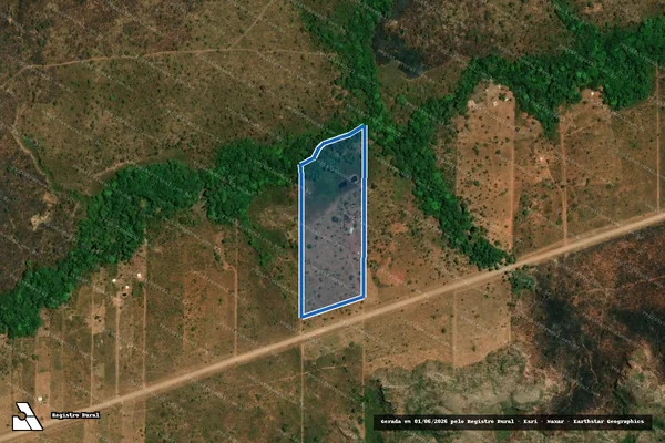 Imagem de satélite de FAZENDA ALMESCAR ? GLEBA 1 - Gleba 04 em Campos Belos - GO