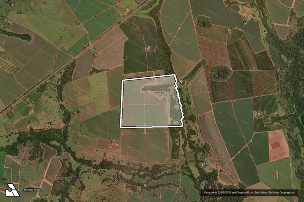 Imagem de satélite de Fazenda São José do Bebedouro - PARTE 1 em Frutal - MG