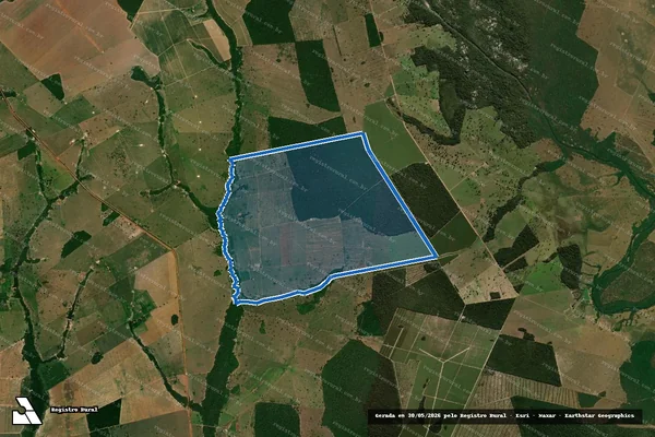 Imagem de satélite de FAZENDA NOVO HORIZONTE - Parte 1 em Arenápolis - MT