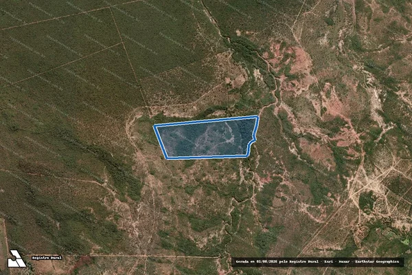 Imagem de satélite de Fazenda Santa Rita 02 - Parte 1 em Buritizeiro - MG