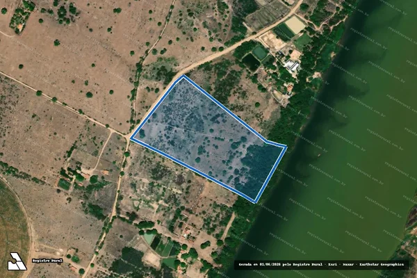 Imagem de satélite de FAZENDA LAGOA DO CANTO - PARCELA 04 em Carinhanha - BA