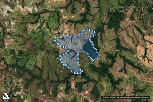 Imagem de satélite de Fazenda Funchal de Baixo - em São Gotardo - MG