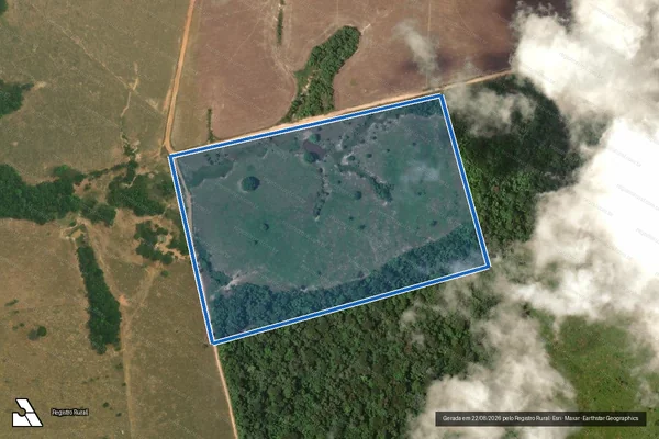 Imagem de satélite de Fazenda Sussex - Matrícula nº 32793 ? Gleba A em Carlinda - MT
