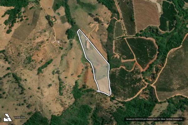 Imagem de satélite de FAZENDA PRAINHA - Parte 4 em Oliveira - MG