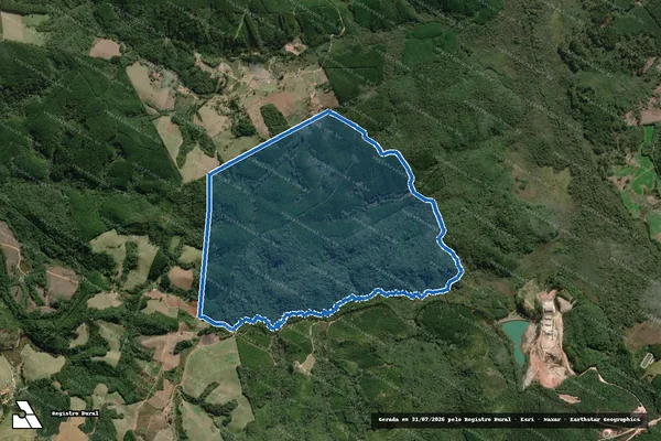 Imagem de satélite de Fazenda Taquari - Gleba A em Ribeirão Branco - SP