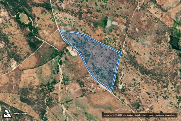 Imagem de satélite de SITIO CASA BRANCA - Parcela 1 em São Mamede - PB