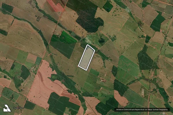 Imagem de satélite de SÍTIO SANTA MARIA - AREA 1 - Matr. 80.524 em Macedônia - SP