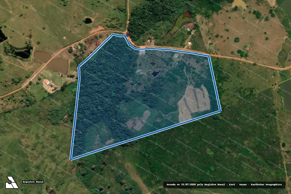 Imagem de satélite de Colônia Boa Vista - Lote 62 / Gleba Santo Antônio - Parte B em Rio Branco - AC