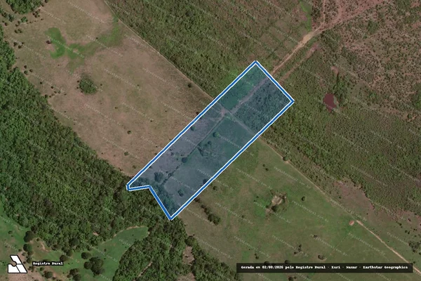 Imagem de satélite de FAZENDA BREJINHO E SÃO SEBASTIÃO-GA ? PI - LOTE 86 em Vila Boa - GO