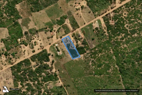 Imagem de satélite de LOTE 3900 - SÍTIO ENCRUZILHADA  - Parte 1 em Santana do Cariri - CE