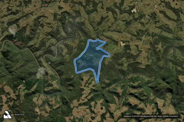 Imagem de satélite de Fazenda Mate Amargo / Parte 1 em São Joaquim - SC