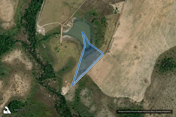 Imagem de satélite de SITIO BEIRA RIO LOTE 26 - PARTE 22 em Boa Vista - RR