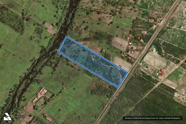 Imagem de satélite de SÍTIO SANTANA  - Parte 1 em Governador Dix-Sept Rosado - RN